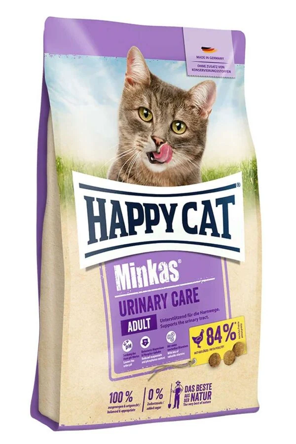 Happy Cat Minkas Urinary Care Böbrek Sağlığı Destekleyici Tavuklu Yetişkin Kedi Maması