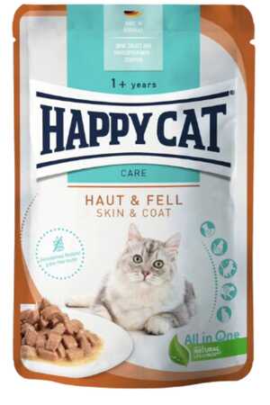 Happy Cat Sensitive Deri ve Tüy Sağlığı Destekleyici Kedi Yaş Maması 85gr