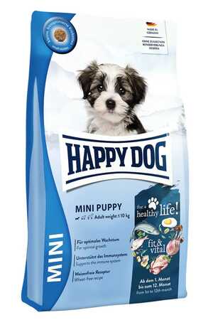 Happy Dog Fit Vital Glutensiz Küçük Irk Yavru Köpek Maması 4kg