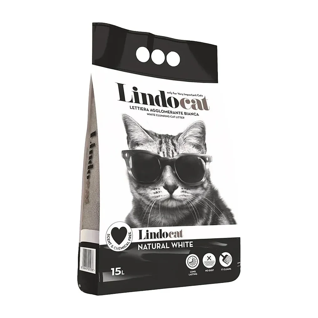 Lindocat Natural Kalın Taneli Kokusuz Topaklanan Kedi Kumu 10lt