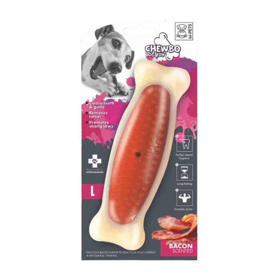 M-Pets Chewbo Bone Dental Et Aromalı Köpek Oyuncağı (L)