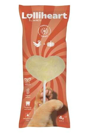 M-Pets Lolliheart Tavuklu ve Balkabaklı Kedi Ödülü 4gr