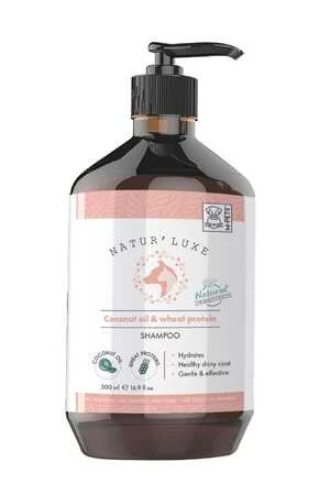 M-Pets Naturluxe Hindistan Cevizi Yağı ve Buğday Proteinli Köpek Şampuanı 500ml