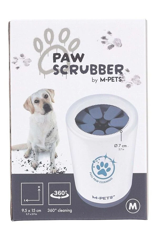 M-Pets Paw Scrubber Pati Temizleme Aparatı (M) Beyaz