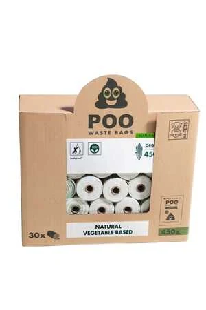 M-Pets Poo Dışkı Poşeti 15 Yaprak Naturel