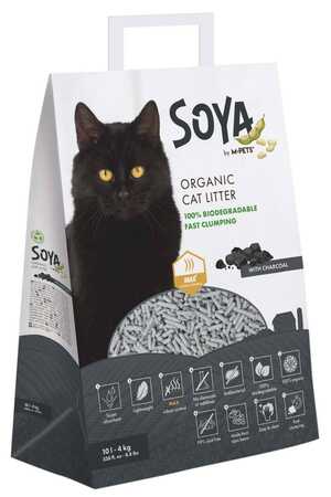 M-Pets Soya Organik Karbonlu Kedi Kumu 4kg