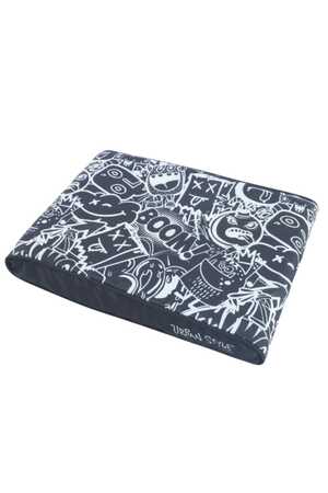 M-Pets Urbanstyle Contempo Cushion Yatak Black& White (XL) 110x75x12cm