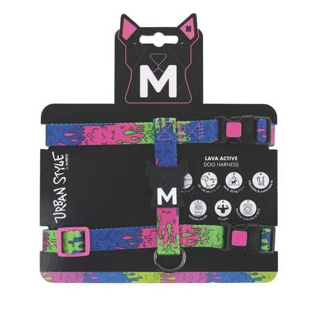 M-Pets Urbanstyle Lava Active Köpek Göğüs Tasması (M)