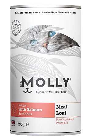 Molly Ezme Somonlu Yavru Kedi Konservesi 395gr