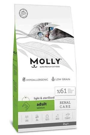 Molly Somonlu Light Kısırlaştırılmış Kedi Maması 2kg