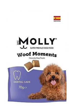 Molly Woof Moments Köpek İçin Ağız ve Diş Bakımı Destekleyici Ödül Maması 70gr