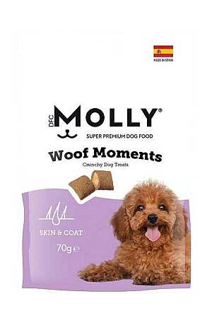 Molly Woof Moments Köpekler İçin Deri ve Tüy Bakımı Destekleyici Ödül Maması 70gr