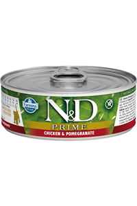 ND Prime Tahılsız Tavuk ve Narlı Yetişkin Kedi Konservesi 70gr