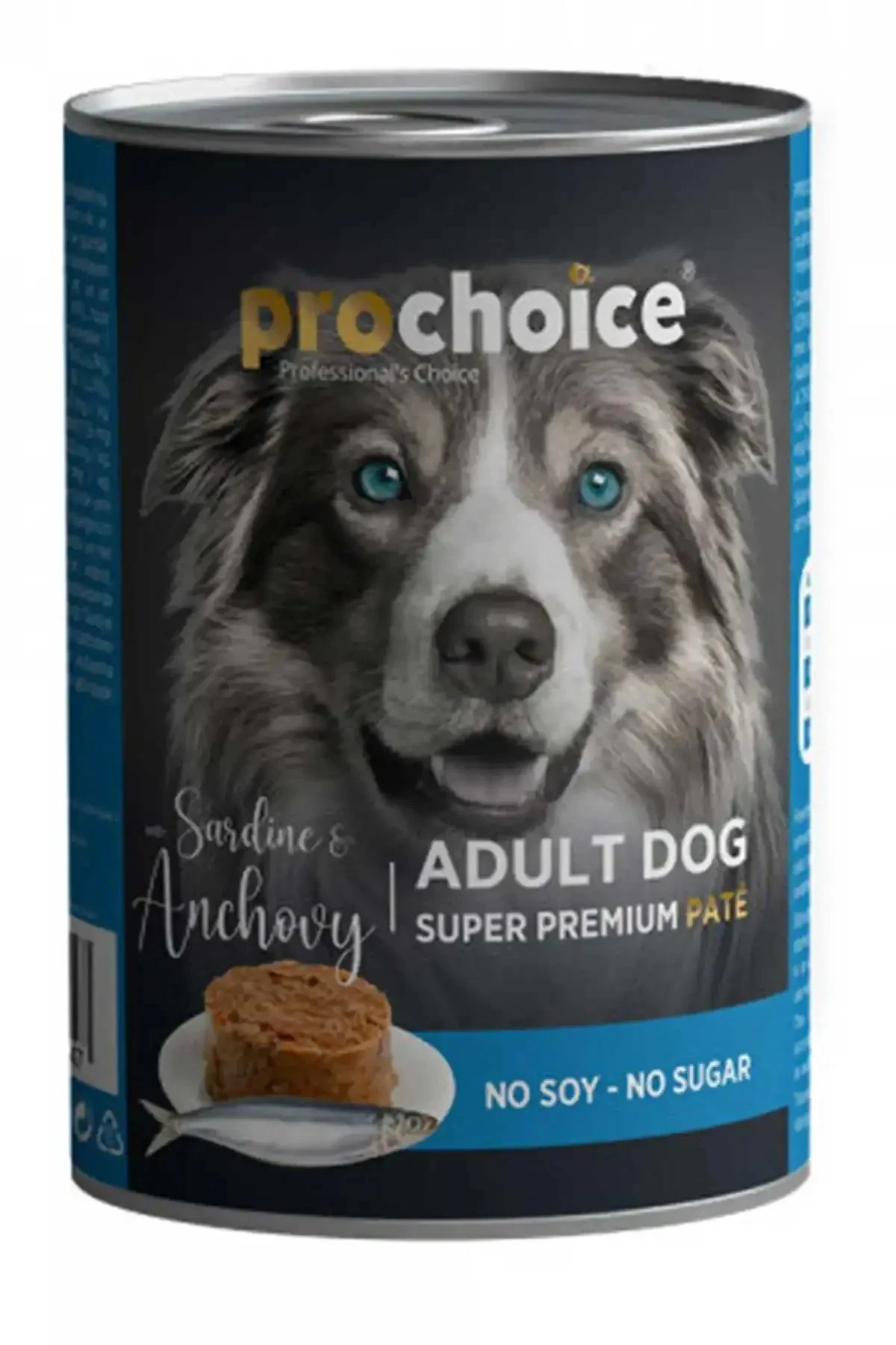 ProChoice Sardalya ve Hamsili Ezme Yetişkin Köpek Konservesi 400gr