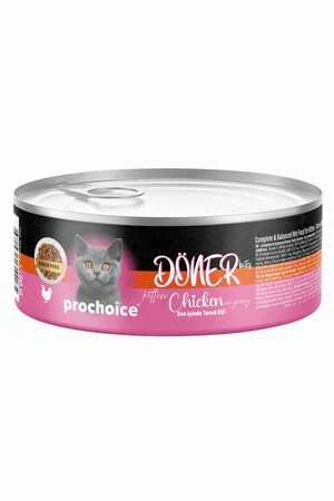 Prochoice Döner Sos İçinde Tavuk Etli Tam ve Dengeli Yavru Kedi Konservesi 70gr