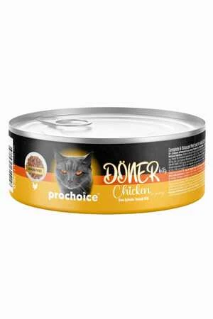Prochoice Döner Sos İçinde Tavuk Etli Tam ve Dengeli Yetişkin Kedi Konservesi 70gr