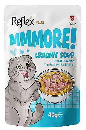 Reflex Plus MMMore Ton Balıklı ve Balkabaklı Kedi Çorbası 40gr