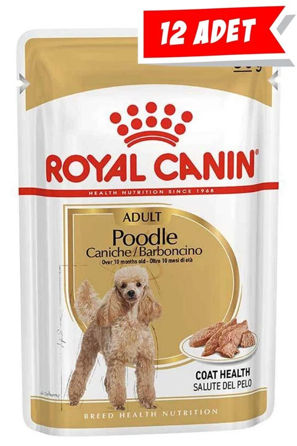 Royal Canin Poodle Irkı Yetişkin Köpek Konservesi 85gr (12 Adet)