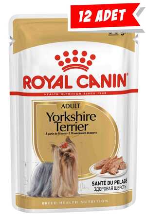 Royal Canin Yorkshire Terrier Yetişkin Köpek Konservesi 85gr (12 Adet)