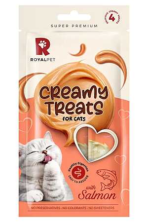 Royalpet Kediler İçin Somonlu Krema Ödül Maması 4x14gr