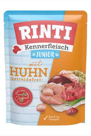 Rıntı Tavuk Etli Pouch Yavru Köpek Maması 400gr