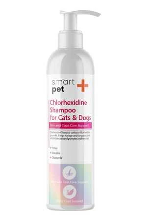 SmartPet + Clorhexidine Kedi ve Köpekler için Kaşıntı ve Tahriş Giderici Şampuan 250ml