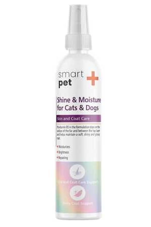 SmartPet + Shine & Moisture Kedi ve Köpekler için Tüy Parlatıcı Sprey 100ml