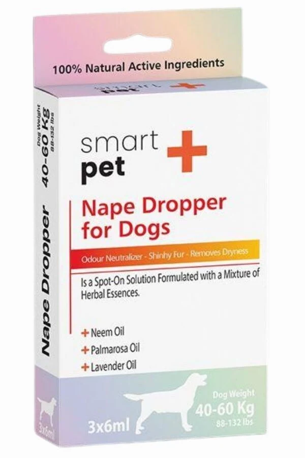 Smartpet + 40-60kg Köpekler İçin Deri Bakım Ense Damlası 3x6ml