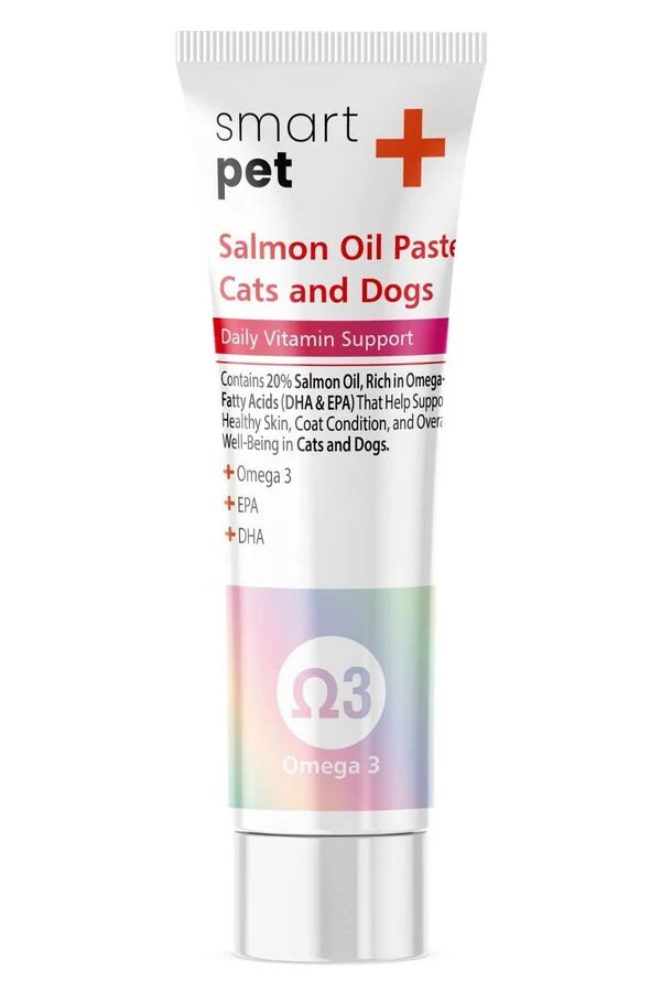 Smartpet + Kedi ve Köpekler İçin Somon Yağı Macunu 100gr