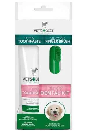 Vets Best Yavru Köpekler İçin Ağız Ve Diş Bakım Seti