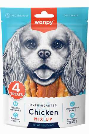 Wanpy Tavuklu Karışık Köpek Ödülü 150gr