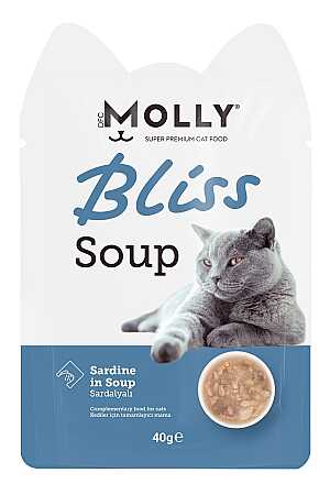 Molly Bliss Sardalya Balıklı Kedi Çorbası 40gr