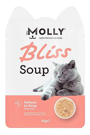 Molly Bliss Somon Balıklı Kedi Çorbası 40gr