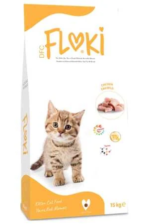 Floki Tavuklu Yavru Kedi Maması 15kg