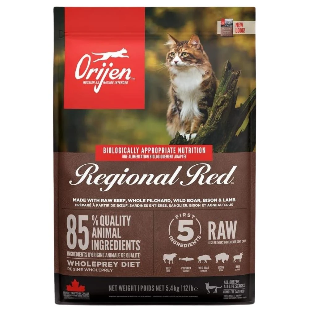 Orijen Regional Red Tahılsız Yetişkin Kuru Kedi Maması 5,4 kg